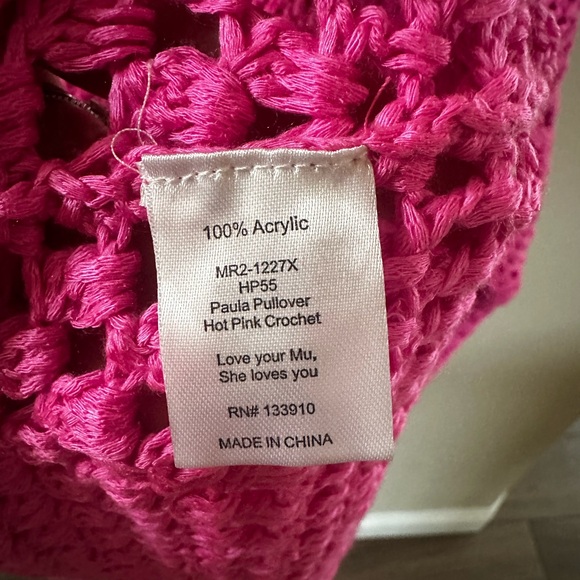 Show Me Your MuMu Pink Knit Swim Coverup - Picture 14 of 16